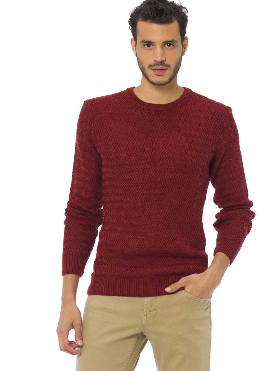 

Свитер LC Waikiki  Бордовый (LCWKnitwear-1259-1, Свитер LC Waikiki M Бордовый (LCWKnitwear-1259-1)