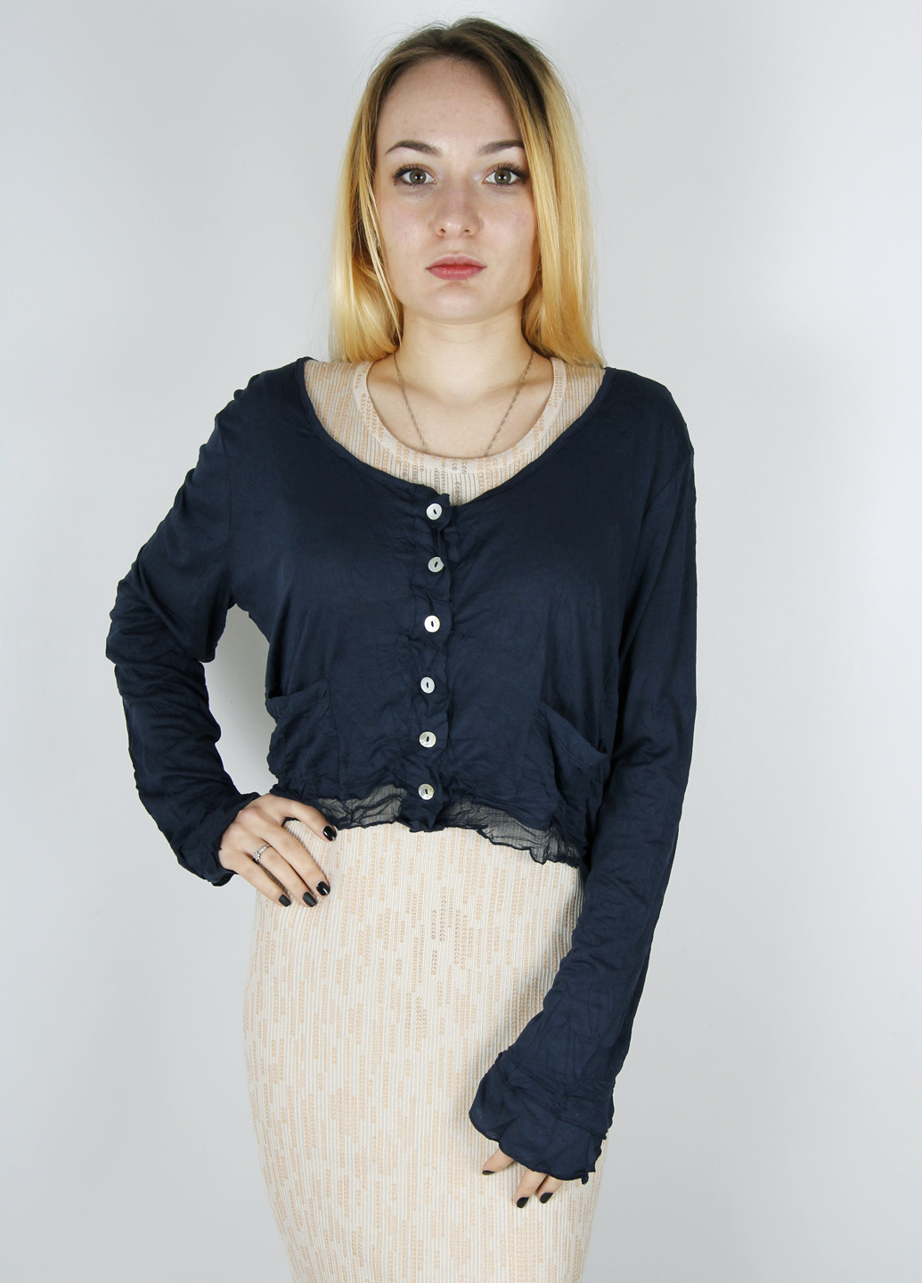 

Болеро Lauren Vidal VE4605 XL т.синій