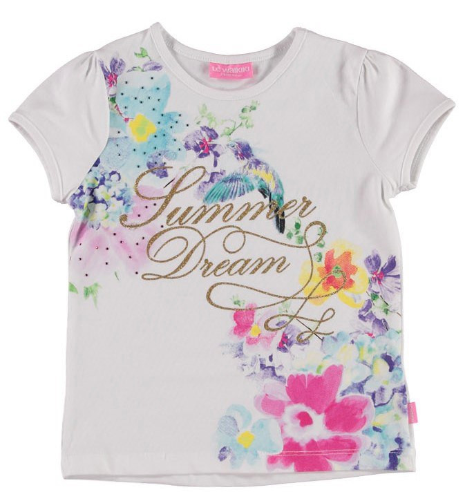 

Футболка LC Waikiki 104 см Серая (T-shirt girl -001-1)