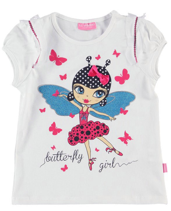 

Футболка LC Waikiki 110 см Белая (T-shirt girl -070-1)