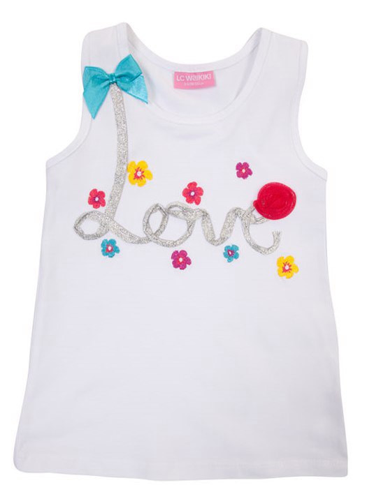 

Майка LC Waikiki 98 см Белая (T-shirt girl -099)