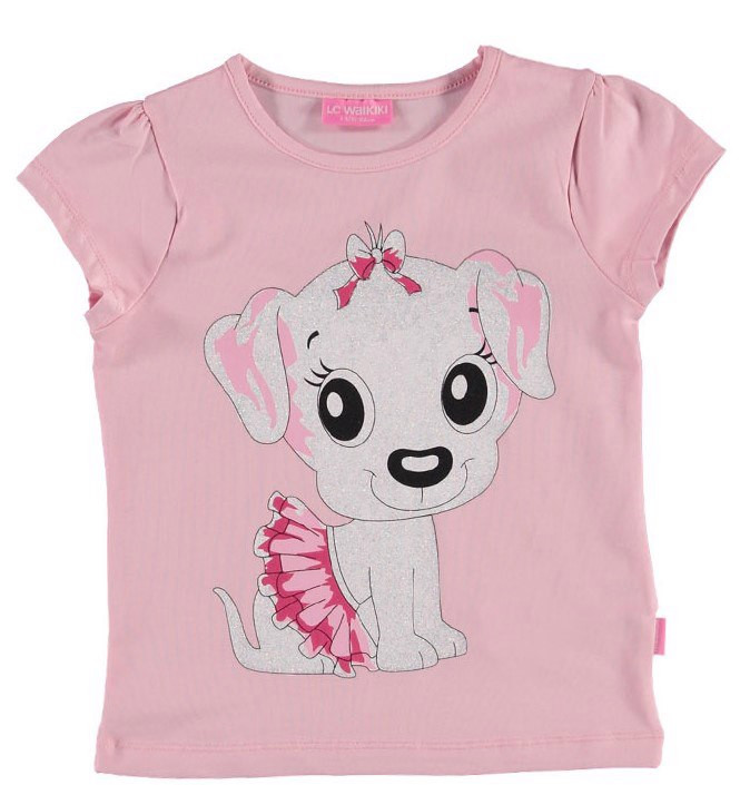 

Футболка LC Waikiki 128 см Розовая (T-shirt girl -088-0)