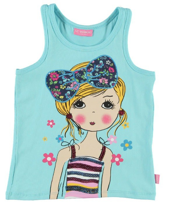 

Майка LC Waikiki 116 см Голубая (T-shirt girl -094)