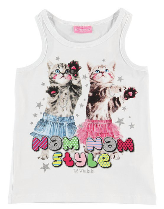 

Майка LC Waikiki 104 см Белая (T-shirt girl -125-0)
