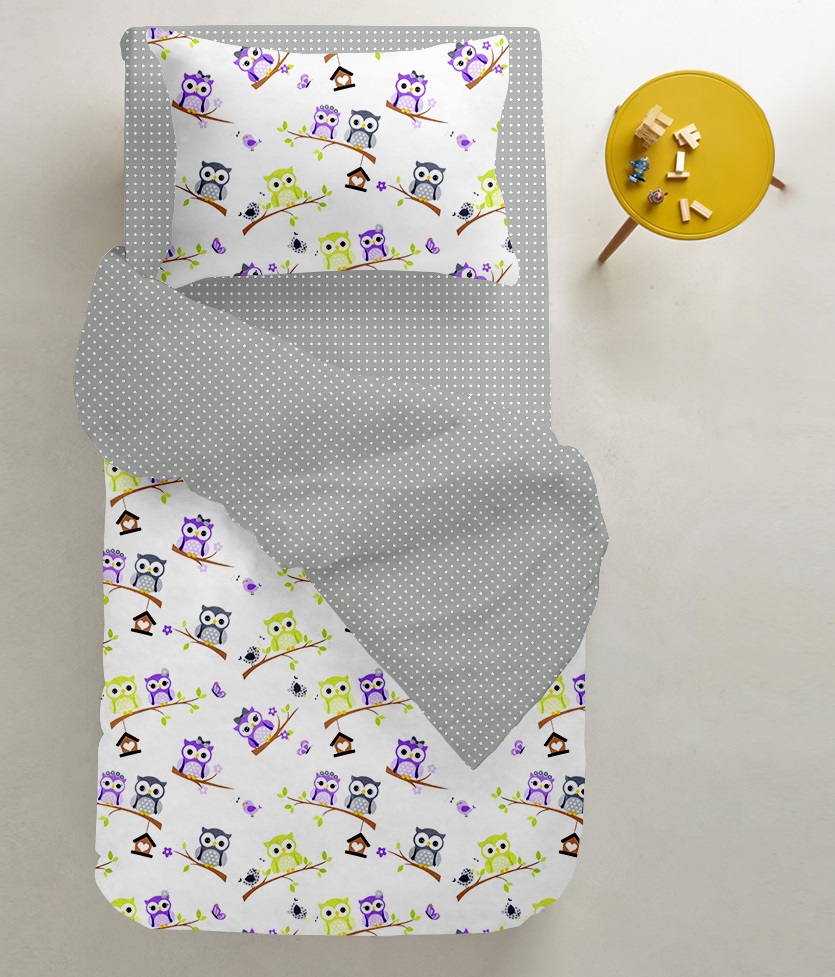 

Комплект постельного белья Cosas Owl Color Dots 110х140