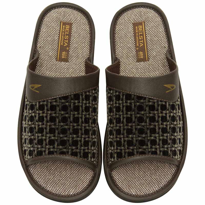 

Комнатные тапочки Белста коричневые 4100467 р.45 (30см)