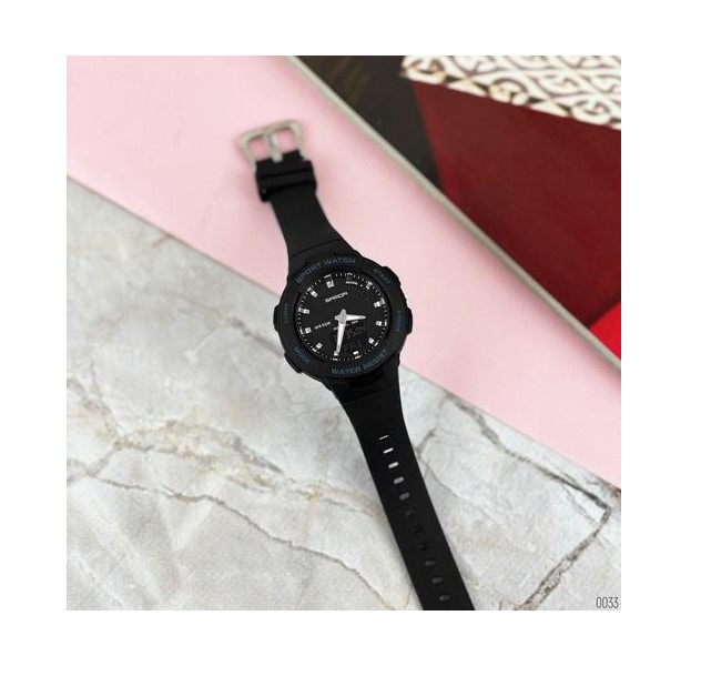 

Наручные женские часы Sanda 6005 Black-Silver na1120