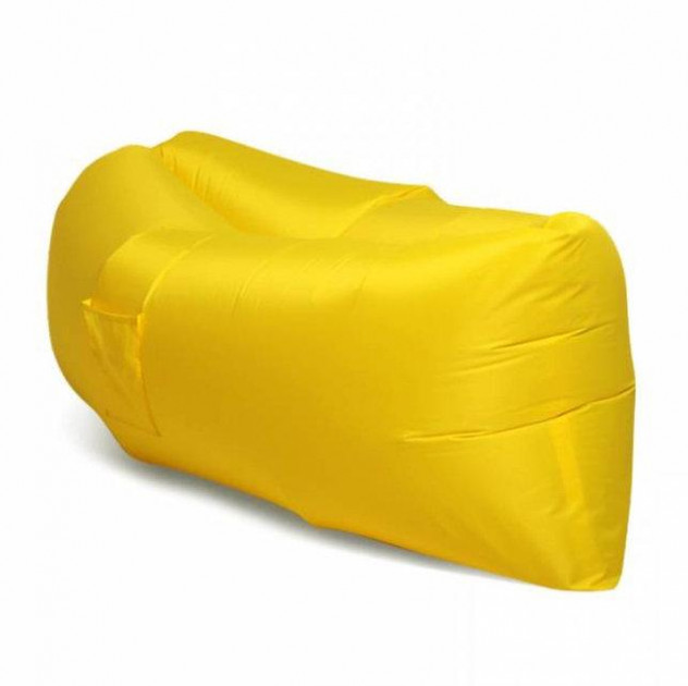 

Надувной матрас-гамак Ламзак AIR sofa 1,9м Yellow