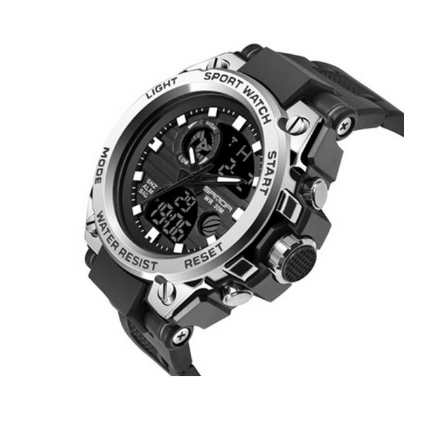 

Наручные мужские часы Sanda 739 Black-Silver na1120