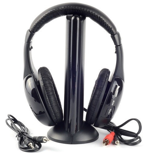 

Наушники беспроводные 5 в 1 с FM приемником Wireless Headphone