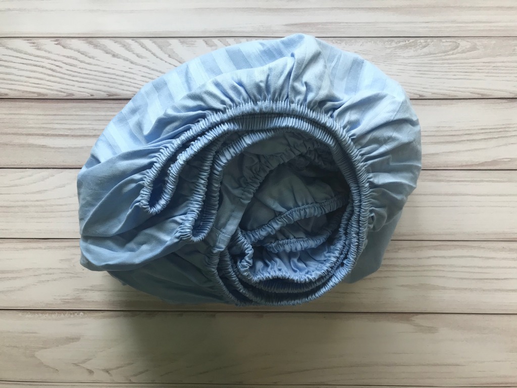 

Простыни на резинке CottonTwill из страйп сатина Турция 100% хлопок 100 х 200 см