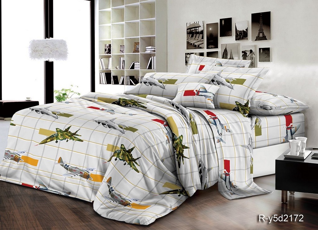 

Постельное белье CottonTwill с самолётами Семейный комплект