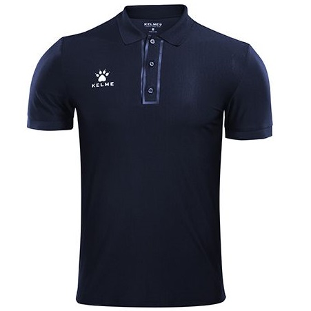 

Поло Kelme Short sleeve polo shirt темно-синее L 3881016.9416