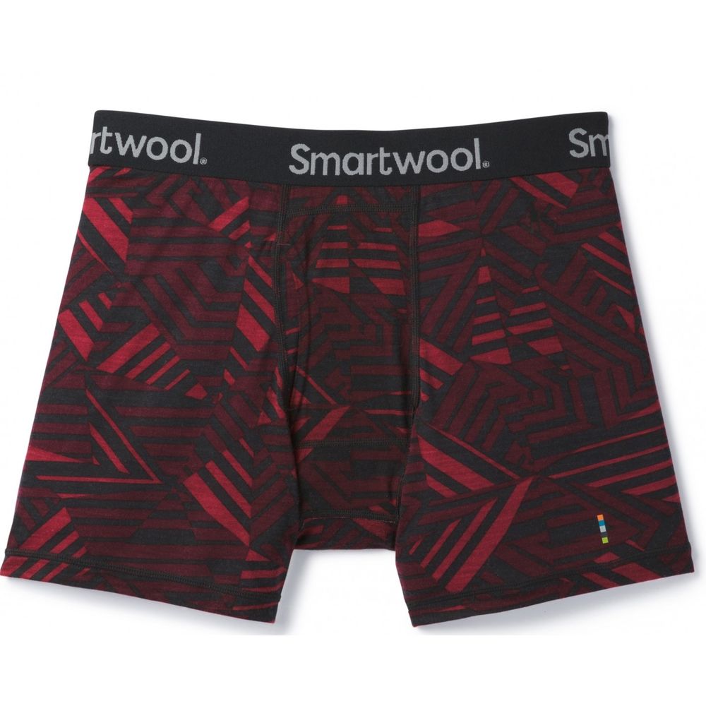 

Трусы Smartwool Merino 150 Printed Boxer Brief M Бордовый