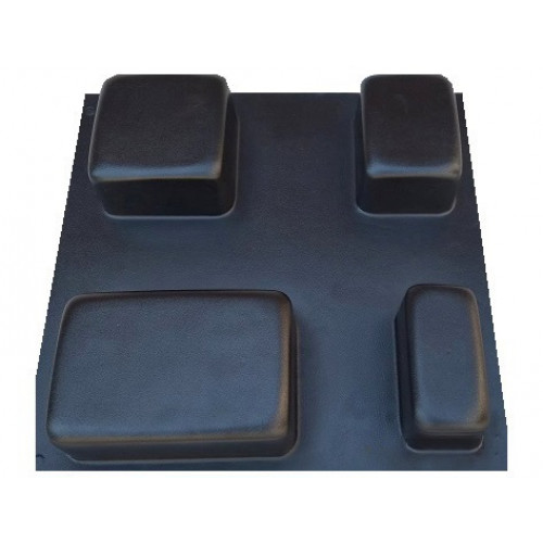 

Форма для плитки Старый город 23x23х4 АБС MF