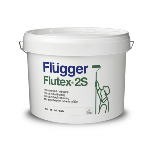 

Краска латексная Flugger Flutex 2S Vit для потолков
