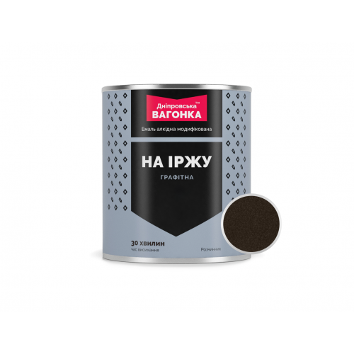 

Профессиональная графитная краска «Днепровская вагонка» коричневая