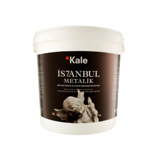 

Краска интерьерная Kale Istanbul Metalik Efekt металлик серебро