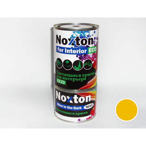 

Люминесцентная краска для интерьера NoxTon "Желтая" (желтая, желтое свеч.)