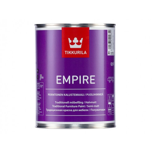 

Краска для мебели Эмпире Tikkurila EMPIRE белая