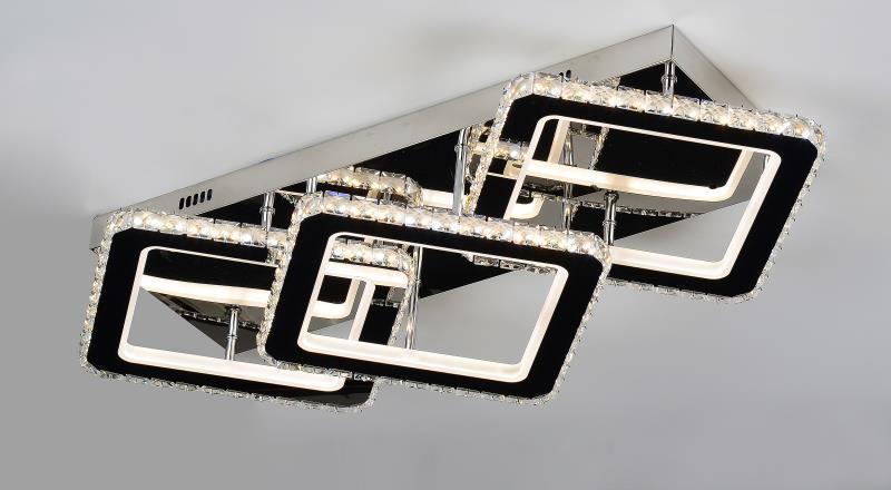 

Светодиодная хрустальная люстра SVLIGHT LED 2887/3 144W 3000-6000K+пульт