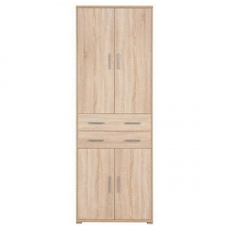 

Тумба Wysoka BRW Office Black Red White 79x221x35 000346