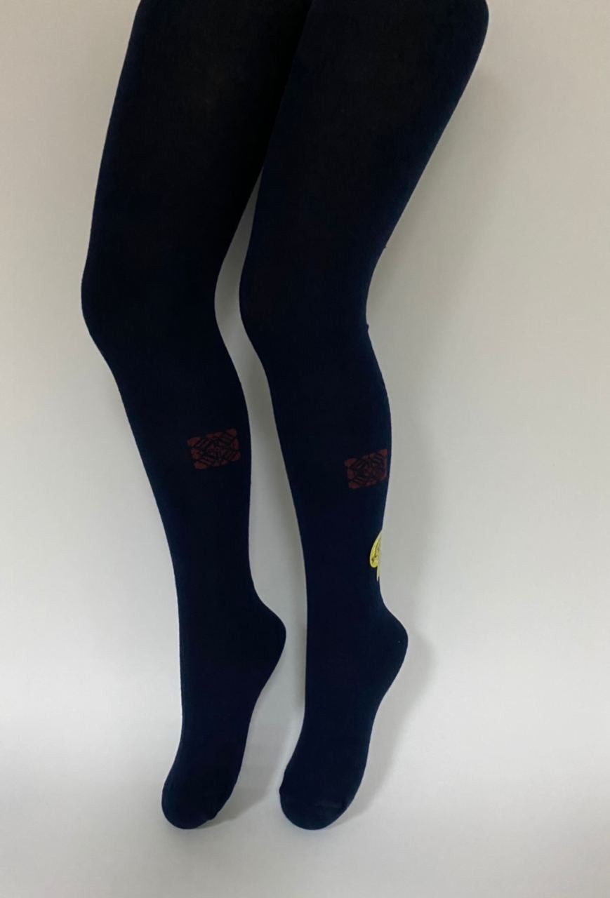 

Детские колгтоки для девочек подростков KBS Турция размер 11 рост 152-164 см синие 4-10402