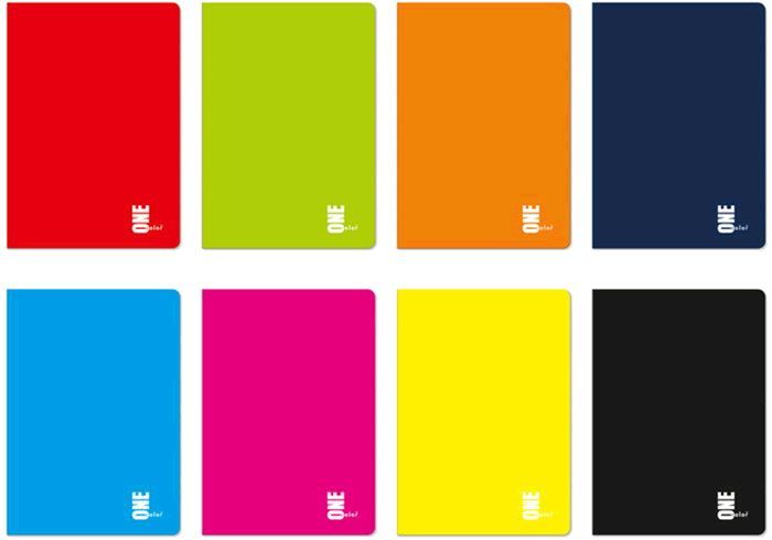 

Набор блокнотов Interdruk Premium One color 4 дизайна А5 клетка 80 листов 10 шт (227034)