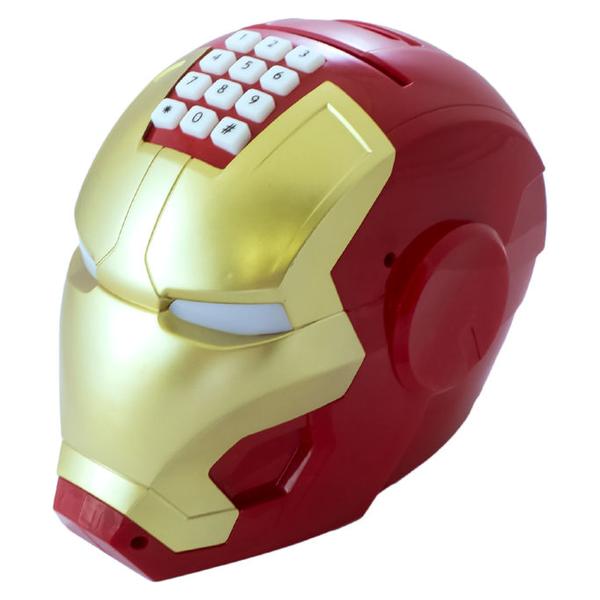 

Детская копилка WOW Iron Man Сейф для бумажных денег с кодовым замком Красный-желтый