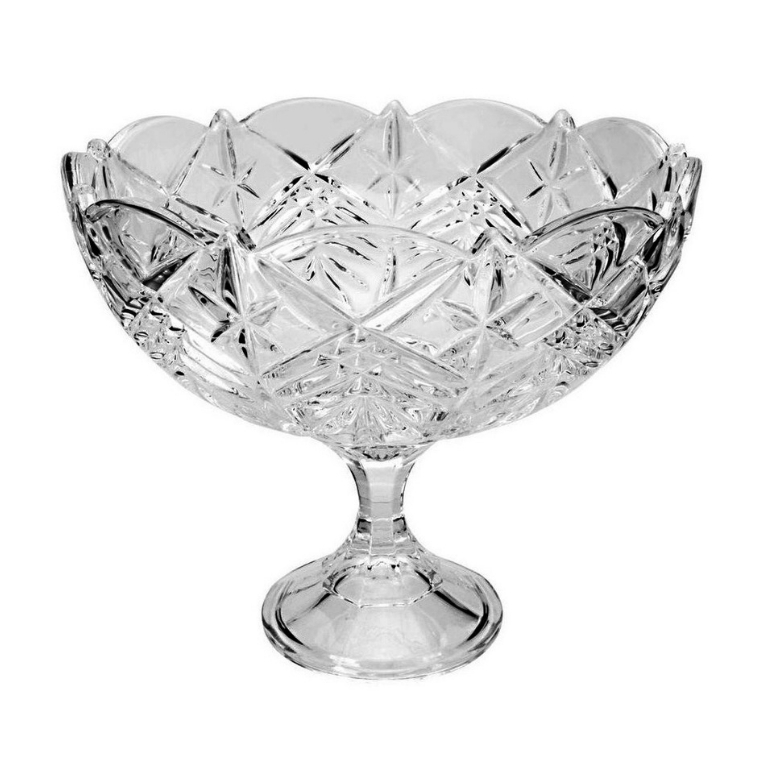 

Конфетница на ножке 220 мм. Crystalite Bohemia стекло 69004 Taurus