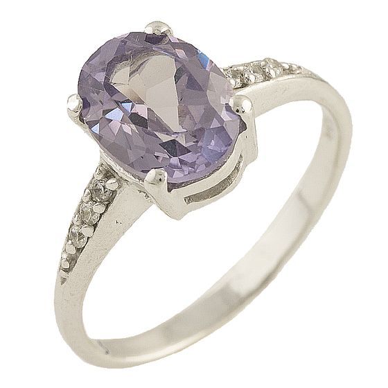 

Серебряное кольцо LAMIA с олександритом 2.57ct 18.5 размер