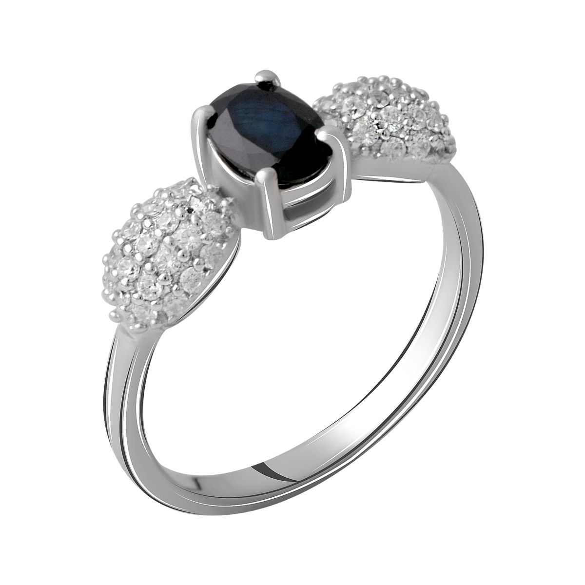 

Серебряное кольцо LAMIA с натуральным сапфиром 1.615ct 18.5 размер