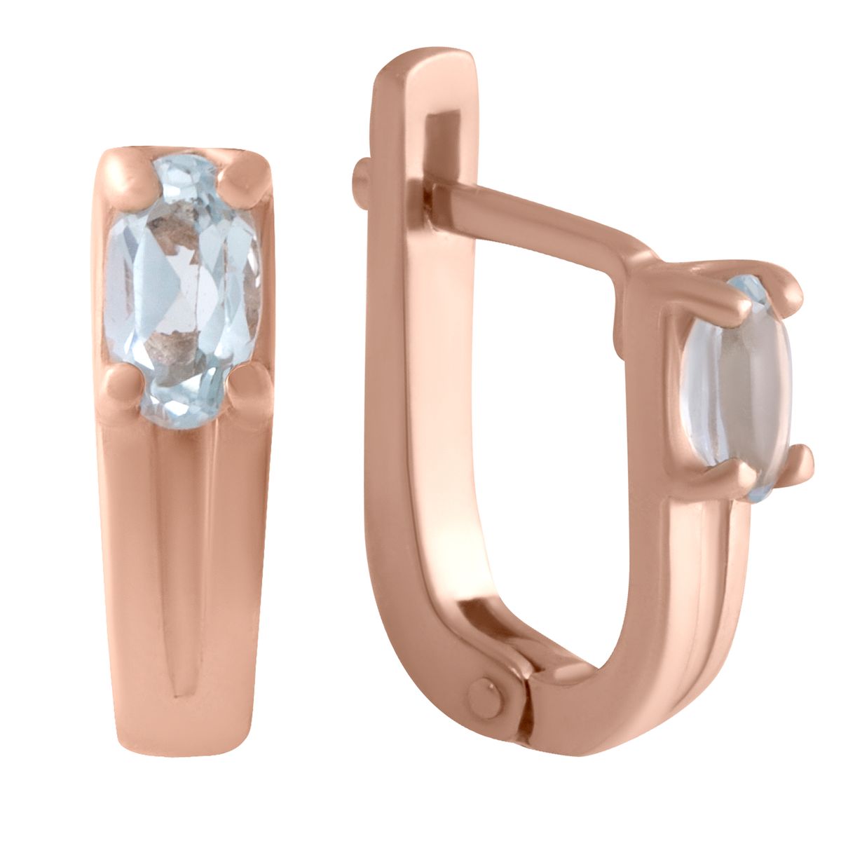 

Золотые серьги LAMIA с натуральным топазом 0.54ct