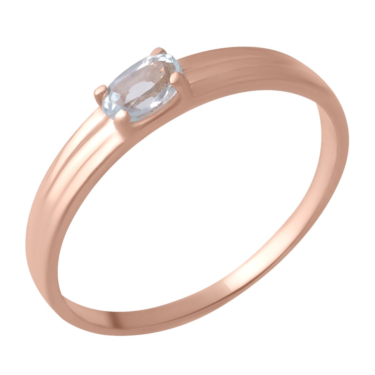

Золотое кольцо LAMIA с натуральным топазом 0.27ct 18 размер