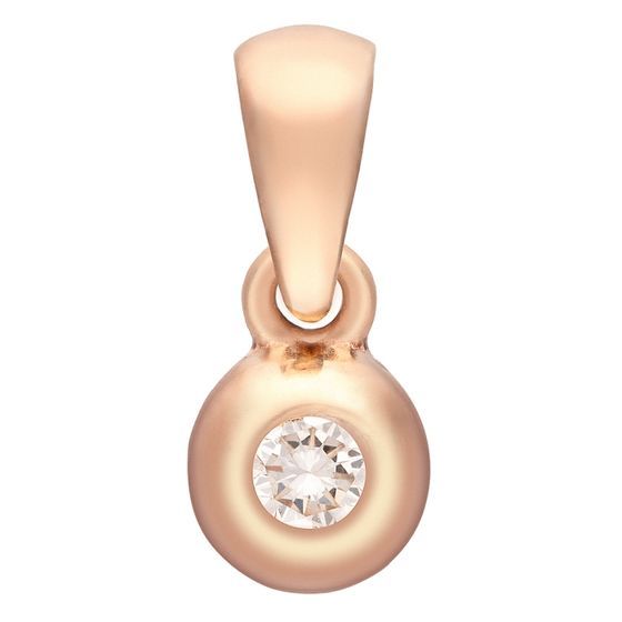 

Золотая подвеска LAMIA пробы с натуральными бриллиантом 0.1ct