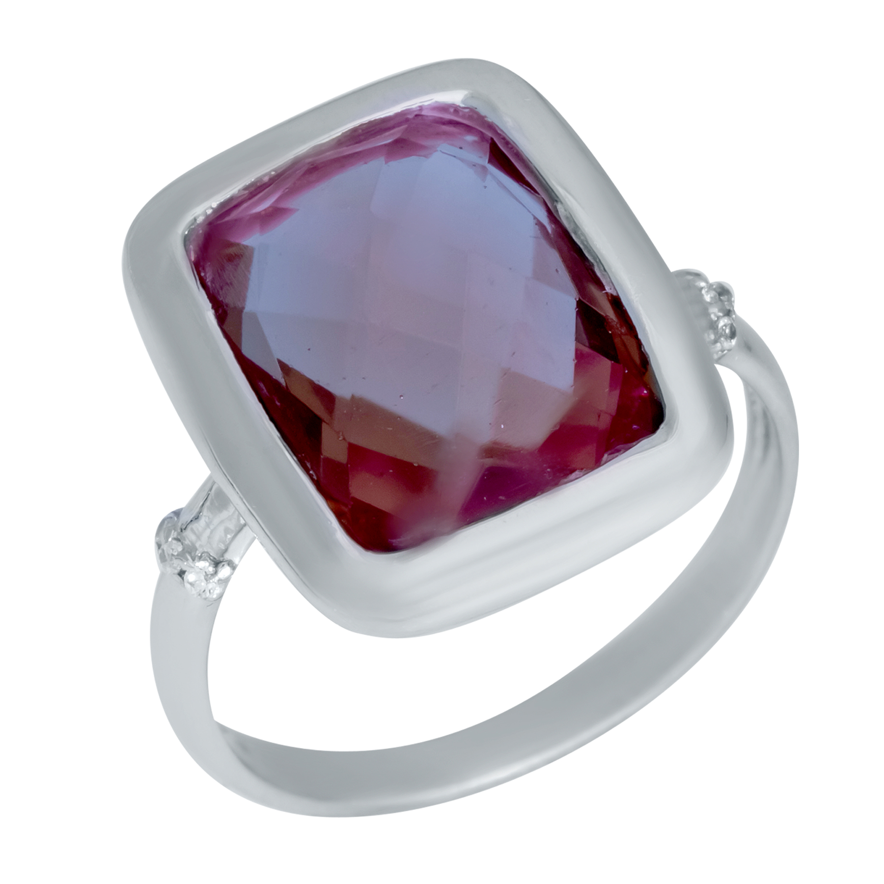 

Серебряное кольцо LAMIA с Султанит султанитом 6.022ct 18 размер