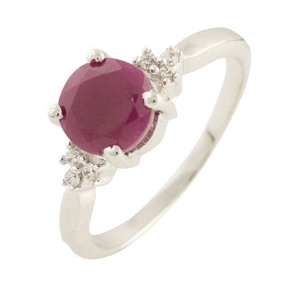 

Серебряное кольцо LAMIA с натуральным рубином 1.855ct 17 размер