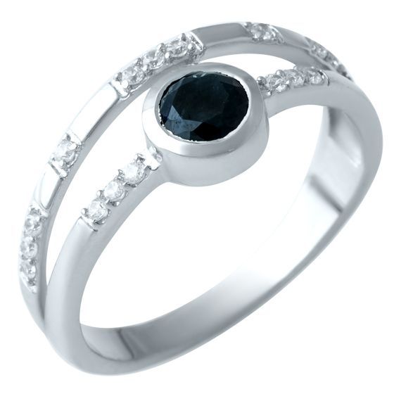 

Серебряное кольцо LAMIA с натуральным сапфиром 0.66ct 17 размер