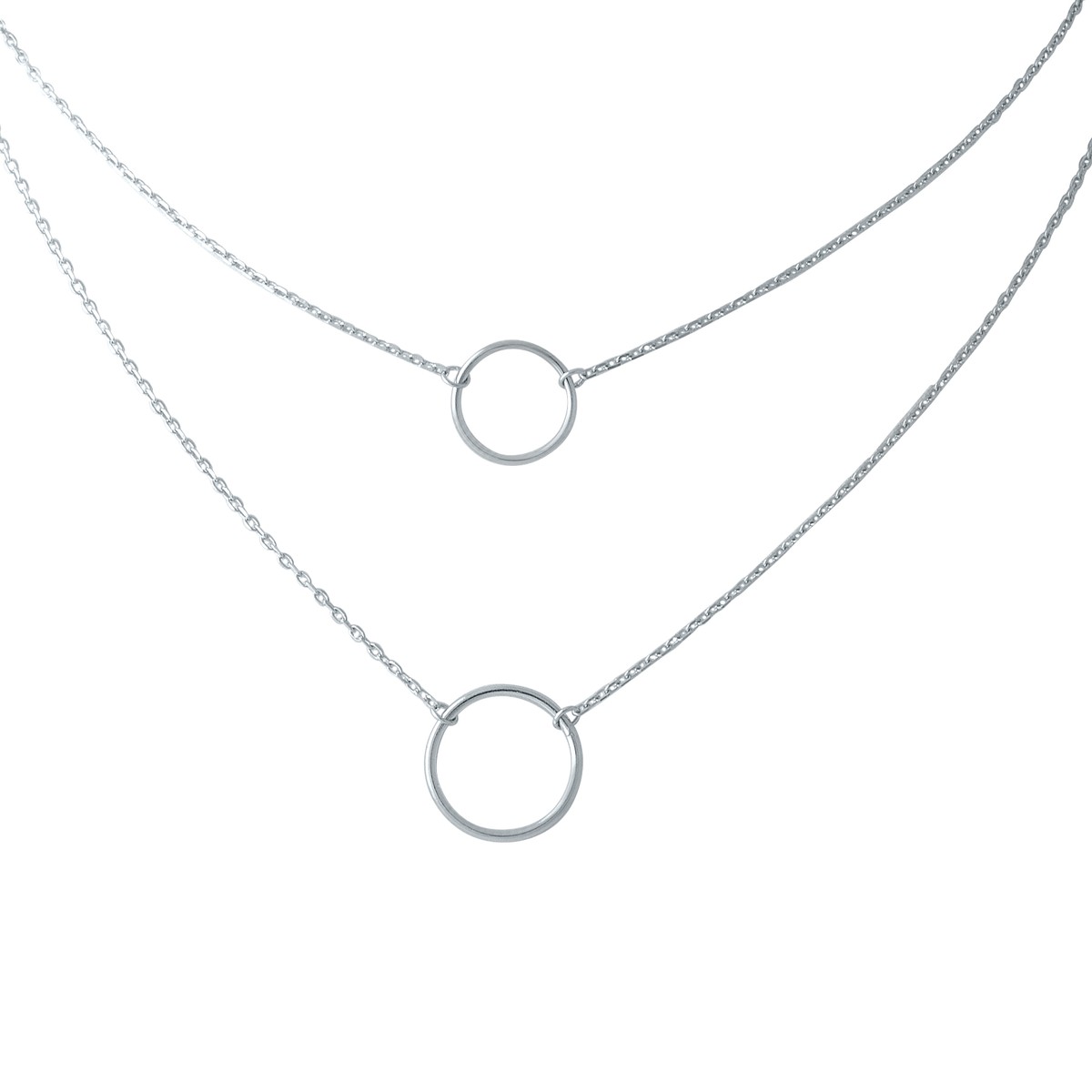 

Серебряное колье LAMIA без камней 450 размер