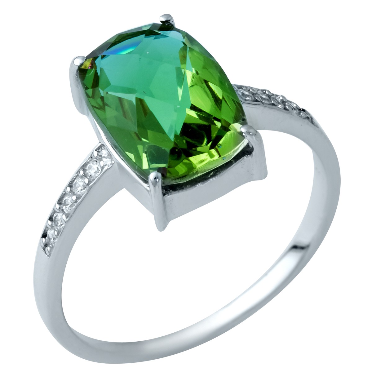

Серебряное кольцо LAMIA с Султанит султанитом 3.88ct 17 размер