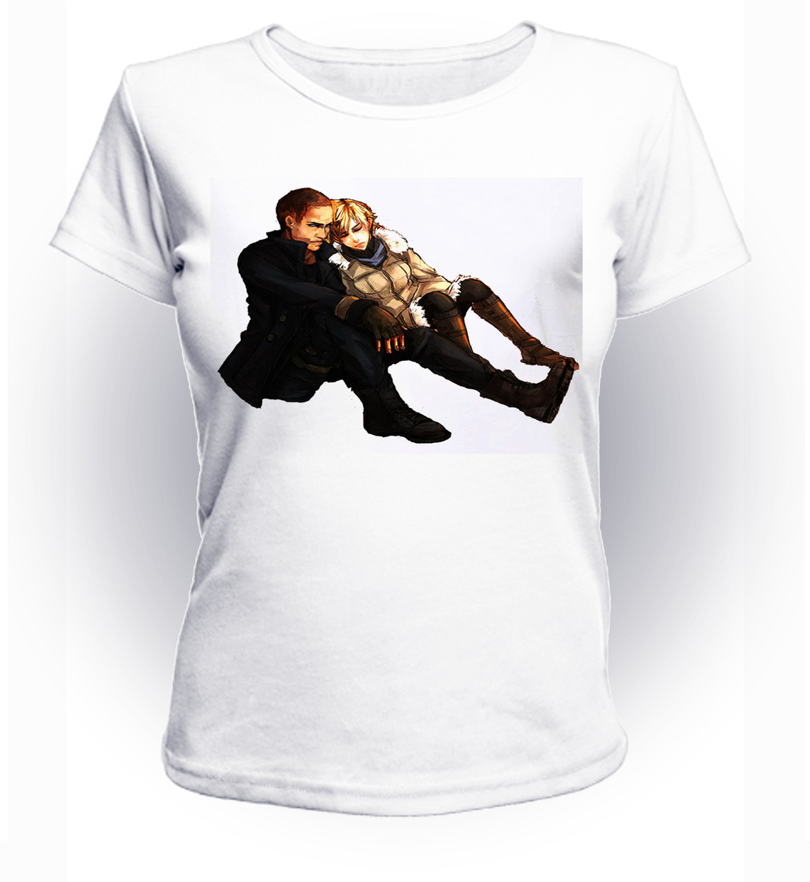 

Футболка GeekLand Обитель Зла Resident Evil Sherry&Jake art RE.01.036 (FU21RE.01.036/girl-98)