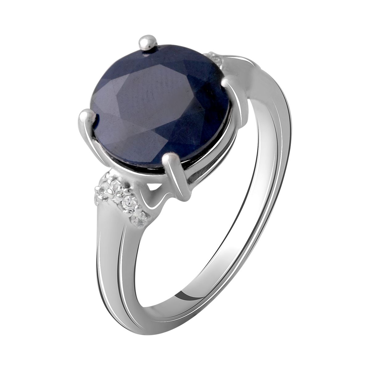 

Серебряное кольцо LAMIA с натуральным сапфиром 4.748ct 17 размер