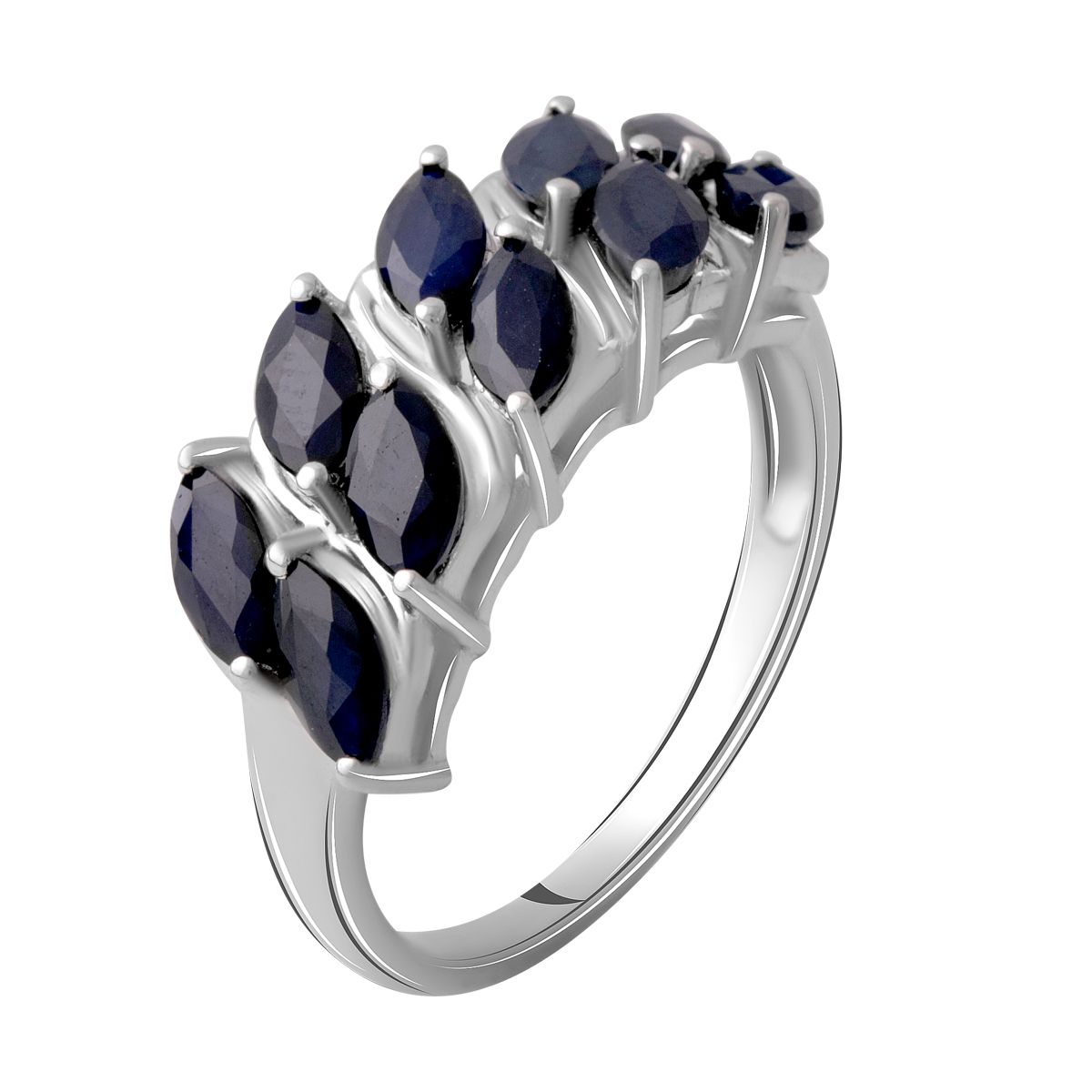 

Серебряное кольцо LAMIA с натуральным сапфиром 3.025ct 18 размер