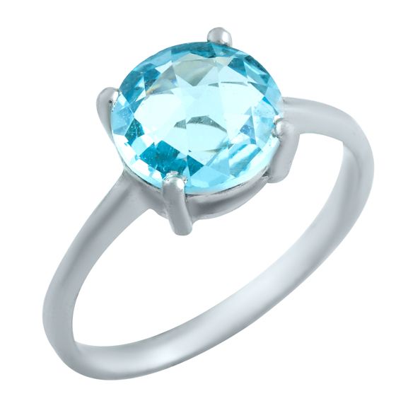 

Серебряное кольцо LAMIA с натуральным топазом 2.82ct 17.5 размер