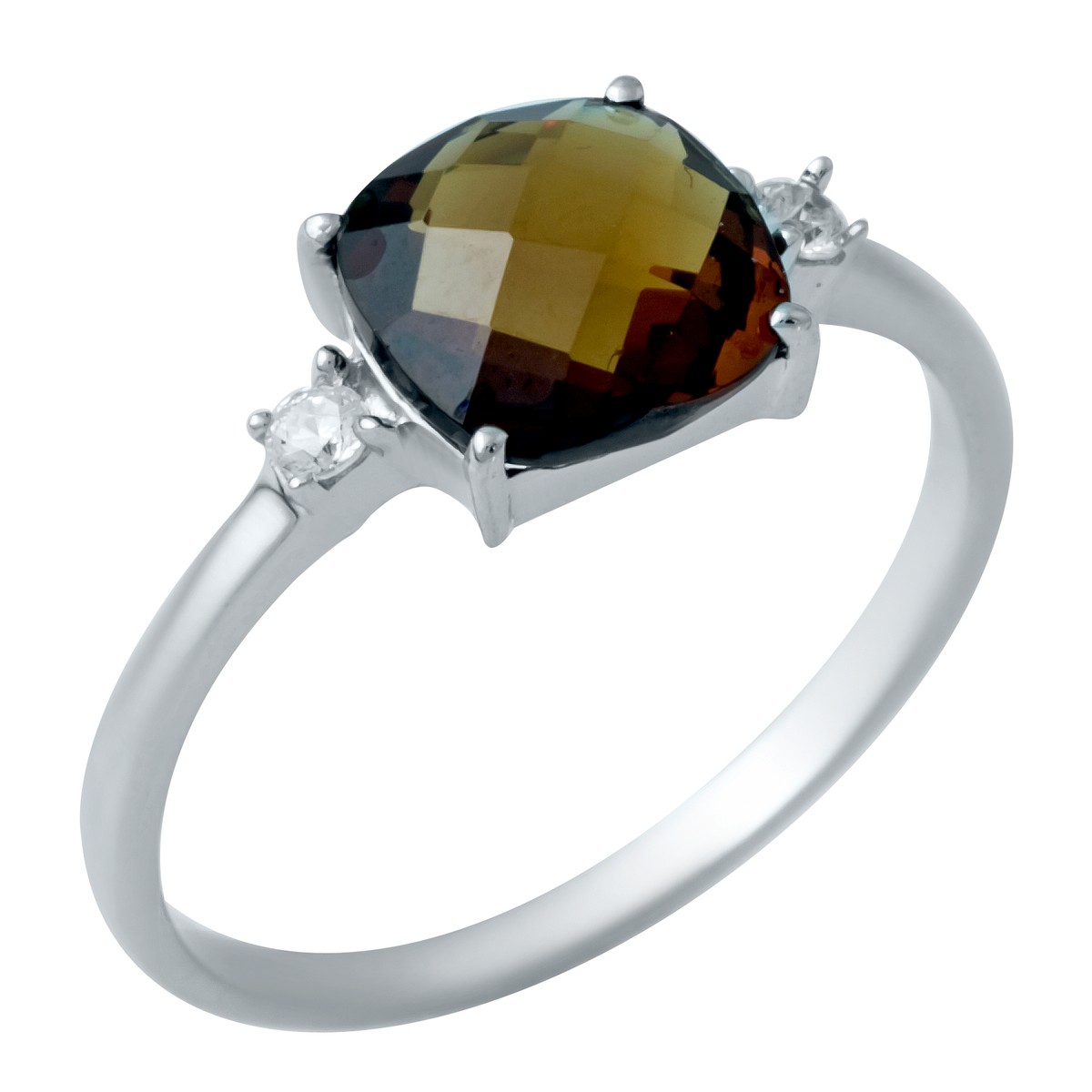 

Серебряное кольцо LAMIA с натуральным гранатом 3.43ct 16.5 размер