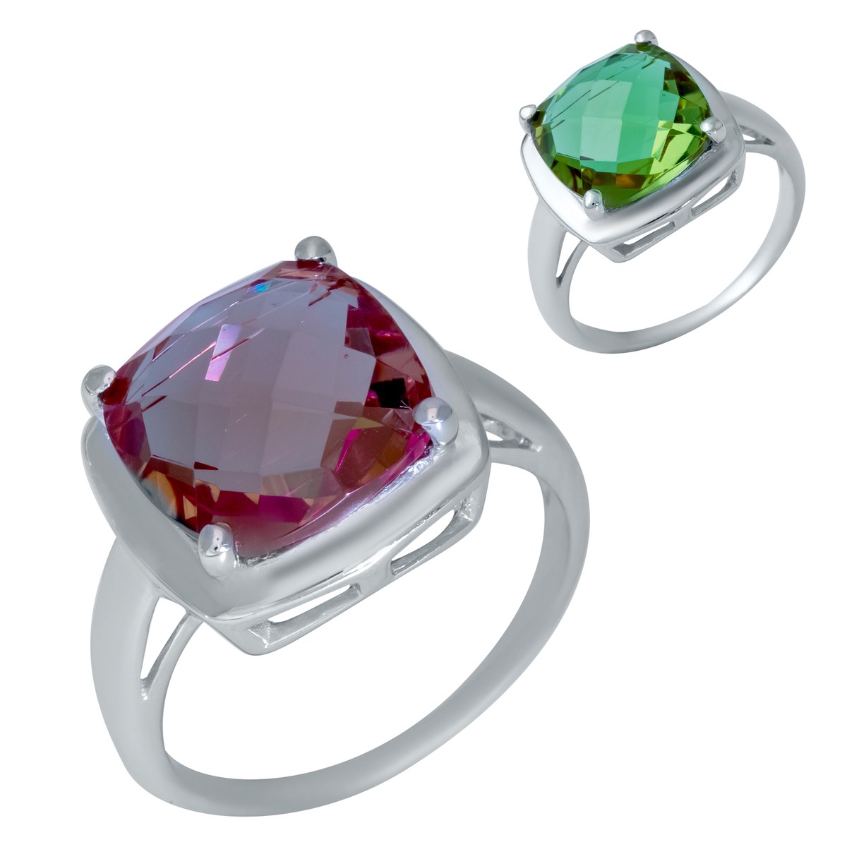 

Серебряное кольцо LAMIA с Султанит султанитом 4.9ct 17 размер