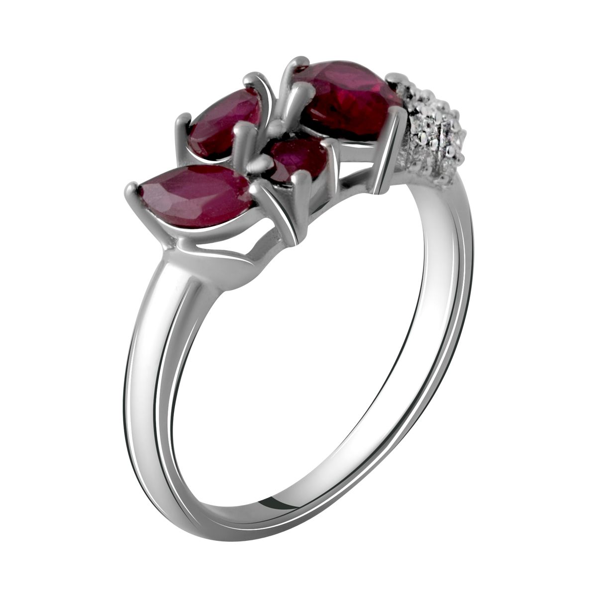 

Серебряное кольцо LAMIA с натуральным рубином 2.004ct 17.5 размер