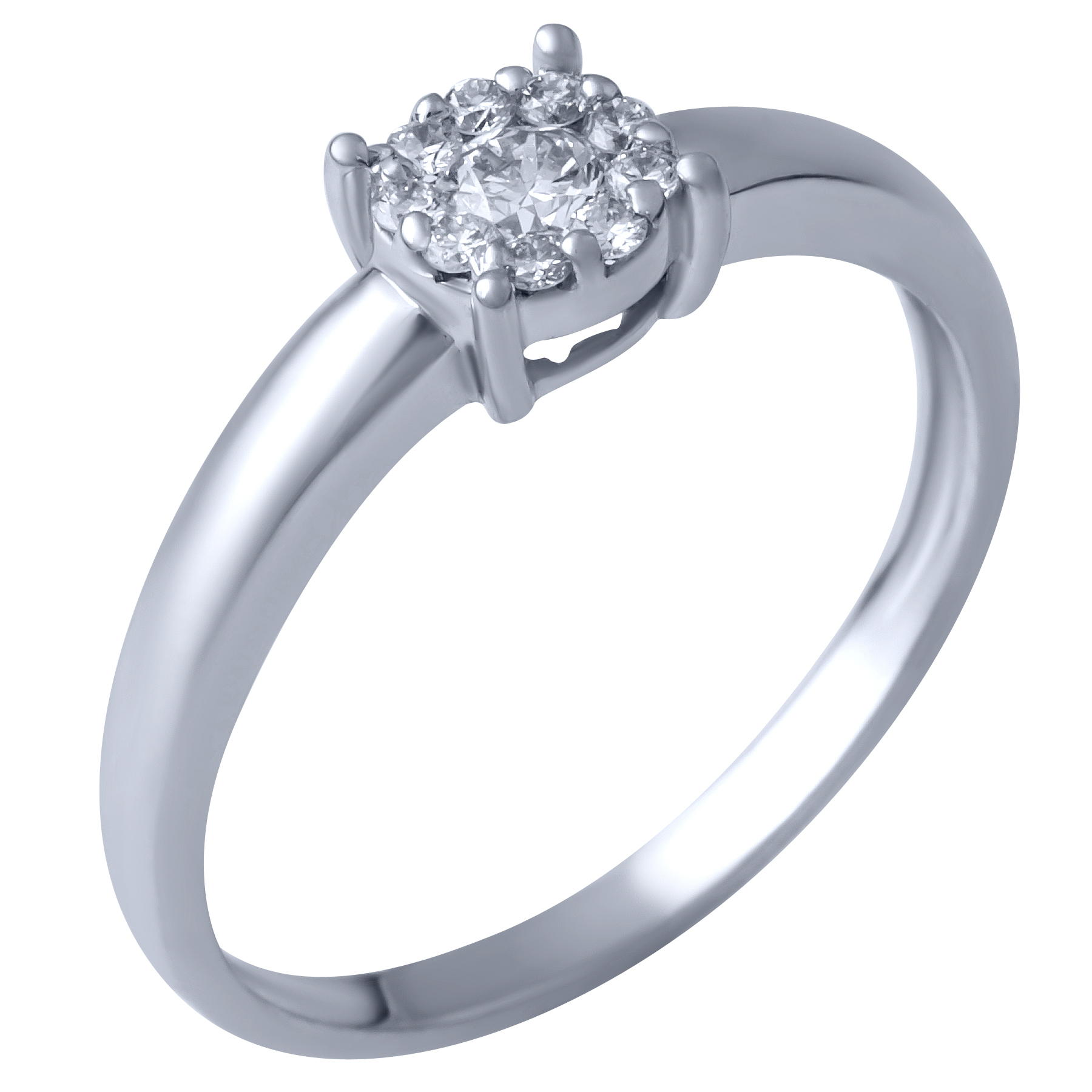 

Золотое кольцо LAMIA с натуральными бриллиантом 0.2ct, бриллиантом 0.14ct 18 размер