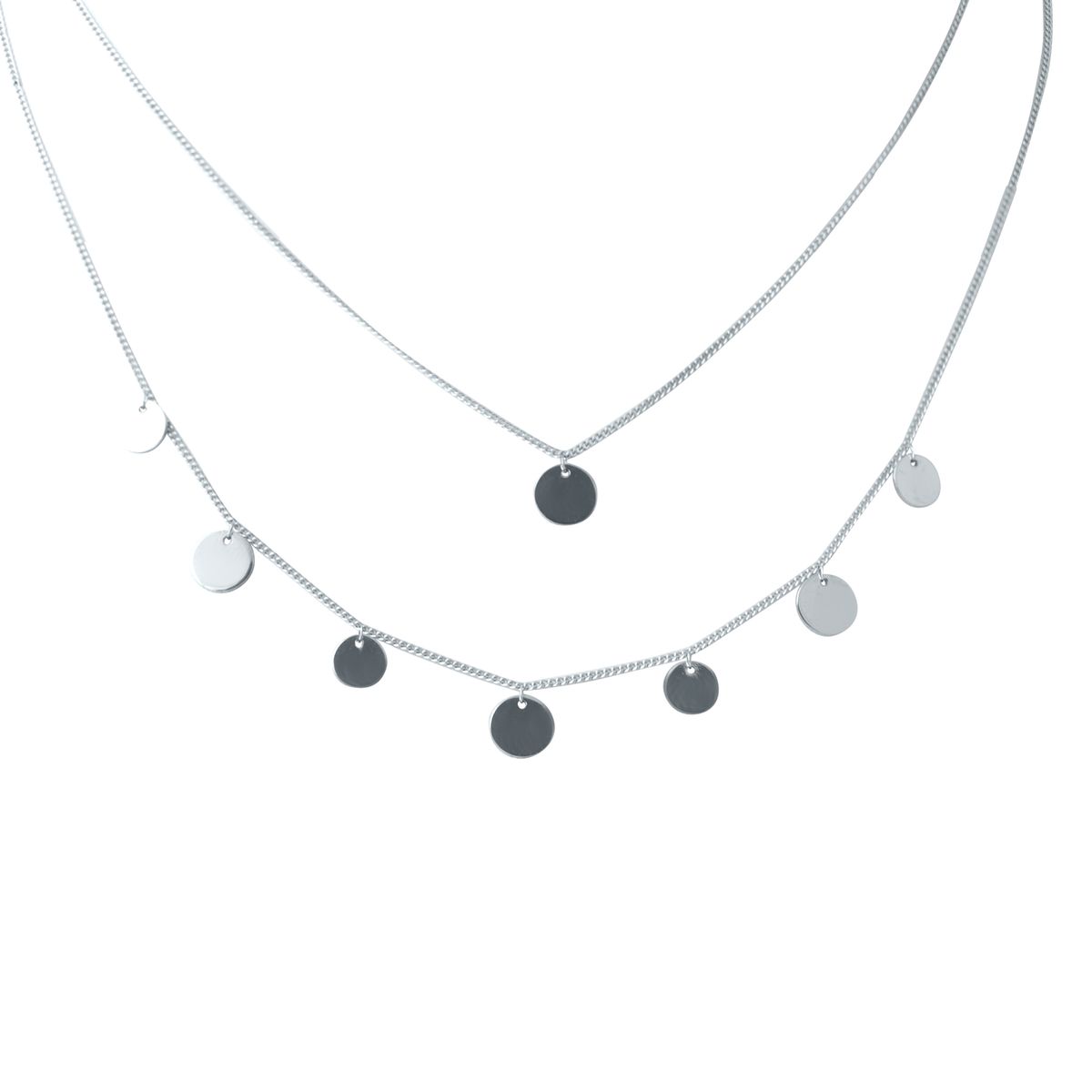 

Серебряное колье LAMIA без камней 450 размер