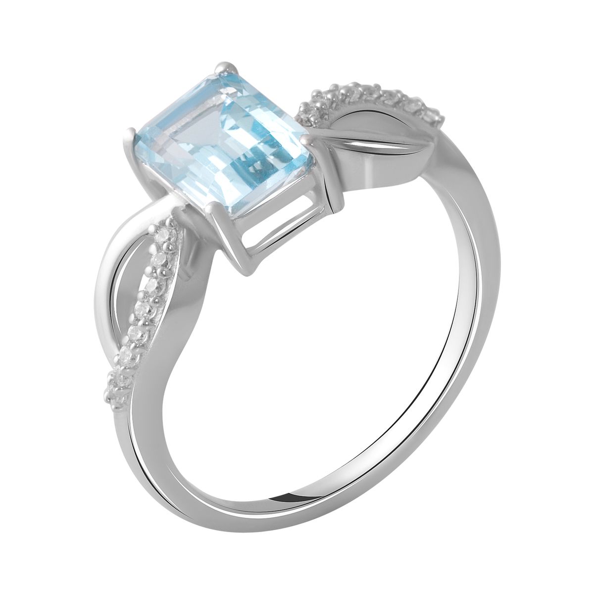 

Серебряное кольцо LAMIA с натуральным топазом 2.239ct 18 размер